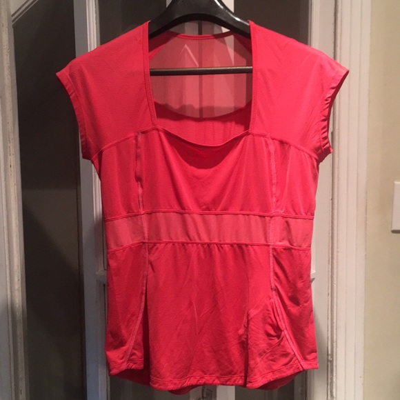 lululemon athletica Tops - Lululemon pink t-shirt size 12